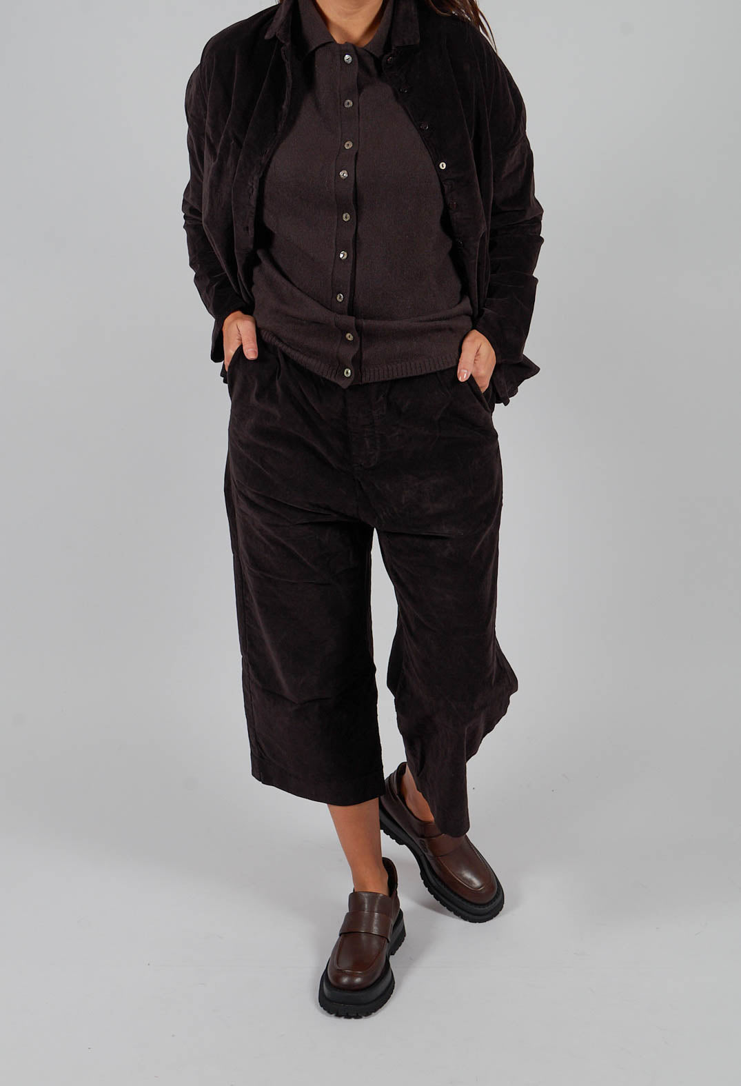 W&S Trousers V in Chocolate