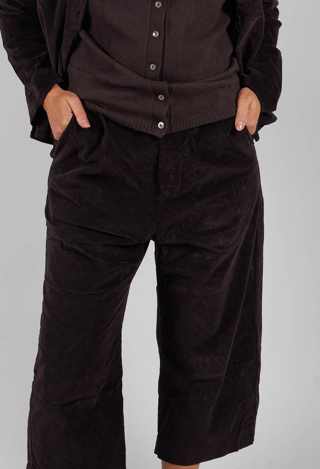 W&S Trousers V in Chocolate