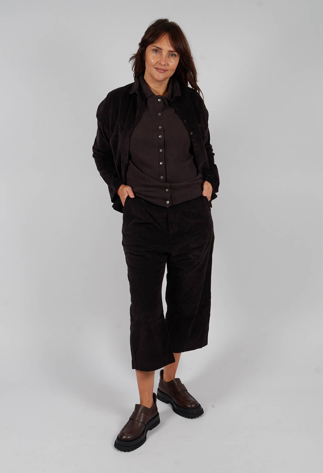 W&S Trousers V in Chocolate