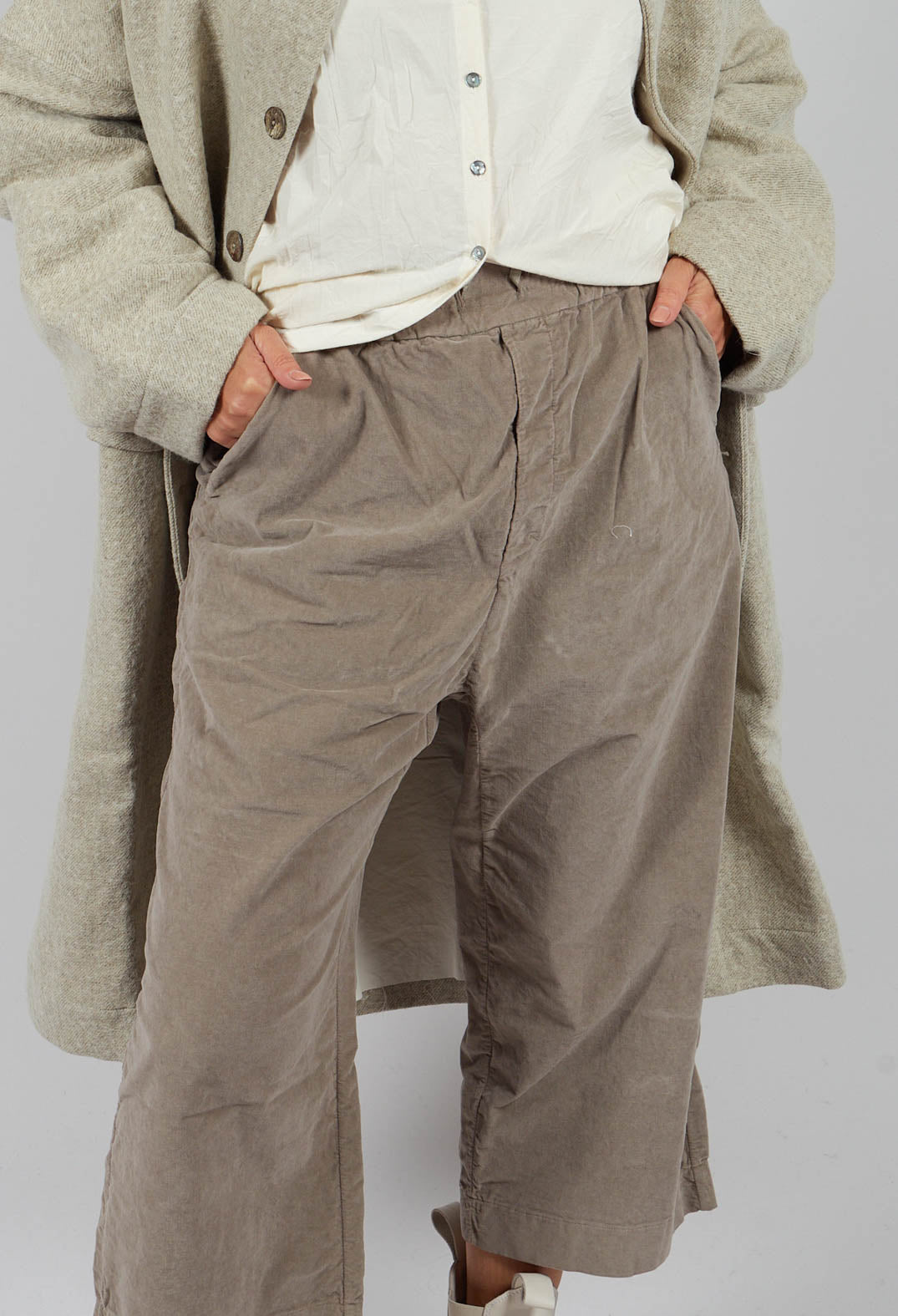 W&S Trousers V in Marron Glace