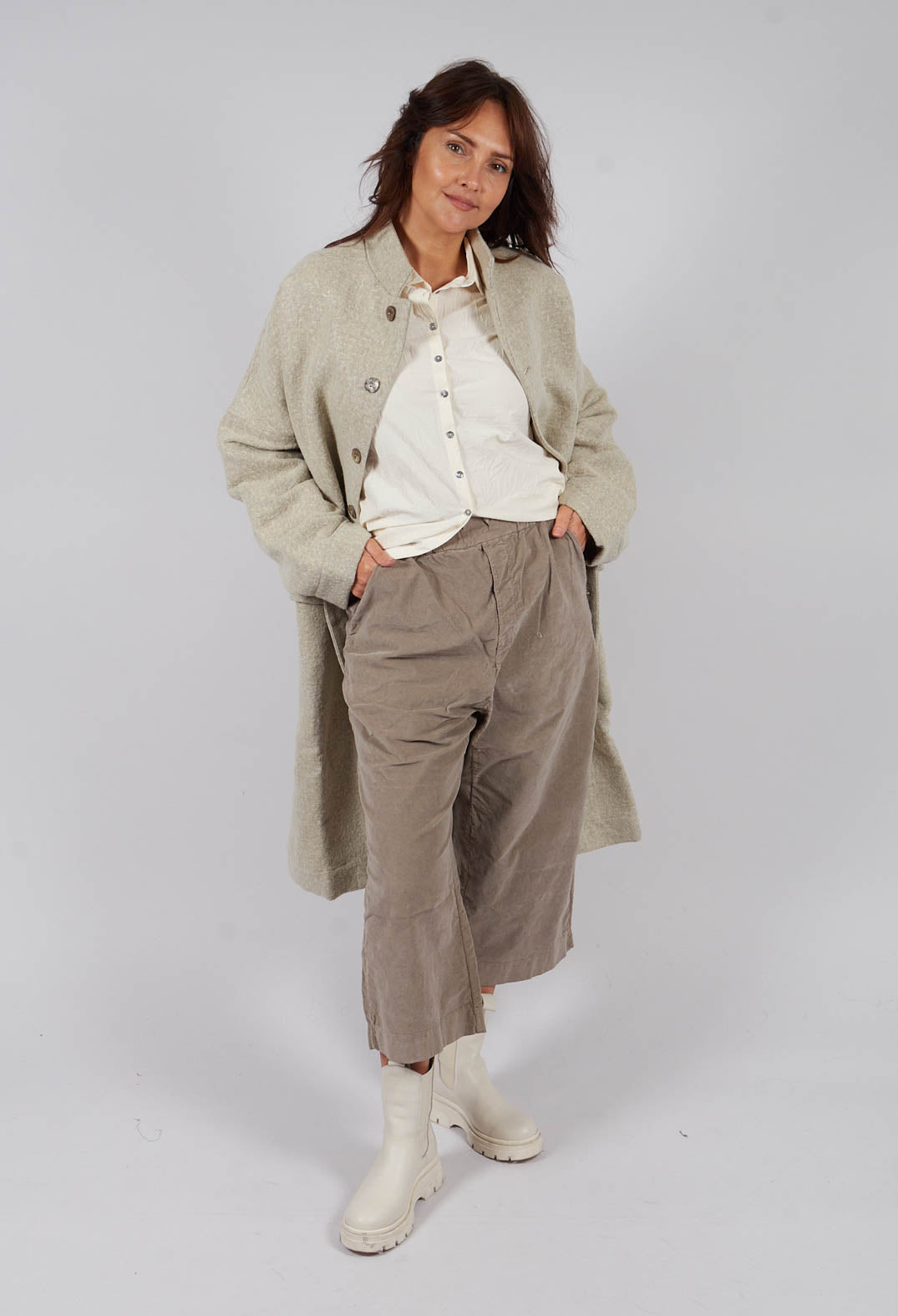 W&S Trousers V in Marron Glace