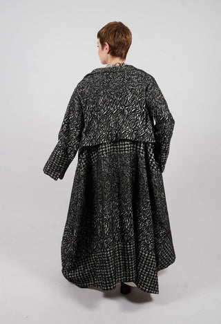 Long Wool Coat in Black