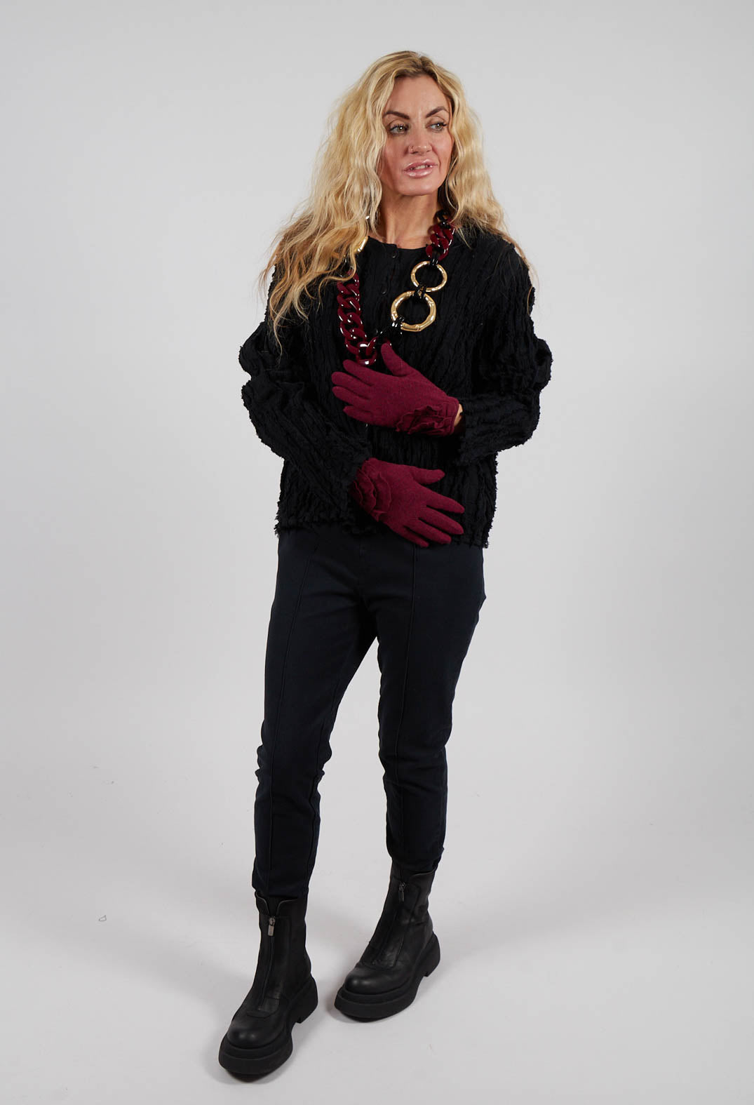 Dotty Gloves in Burdeos