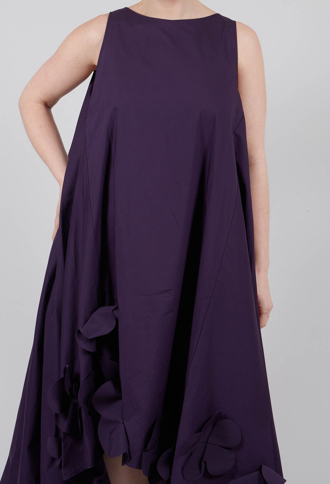 A Line Dress in Mauve