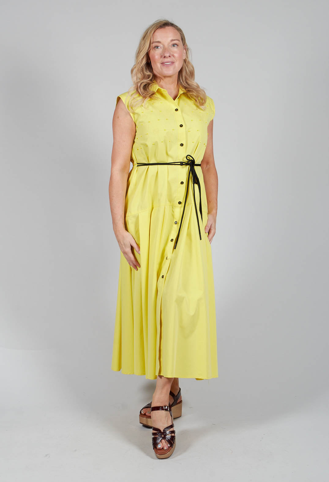 A-Line Dress in Sunflower