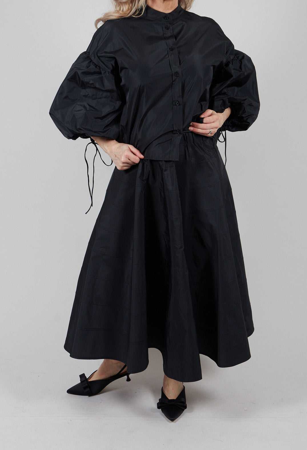 A Line Skirt in Nero