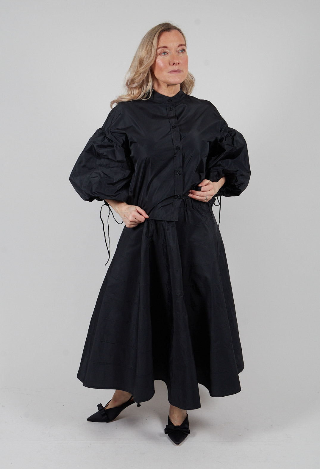 A Line Skirt in Nero