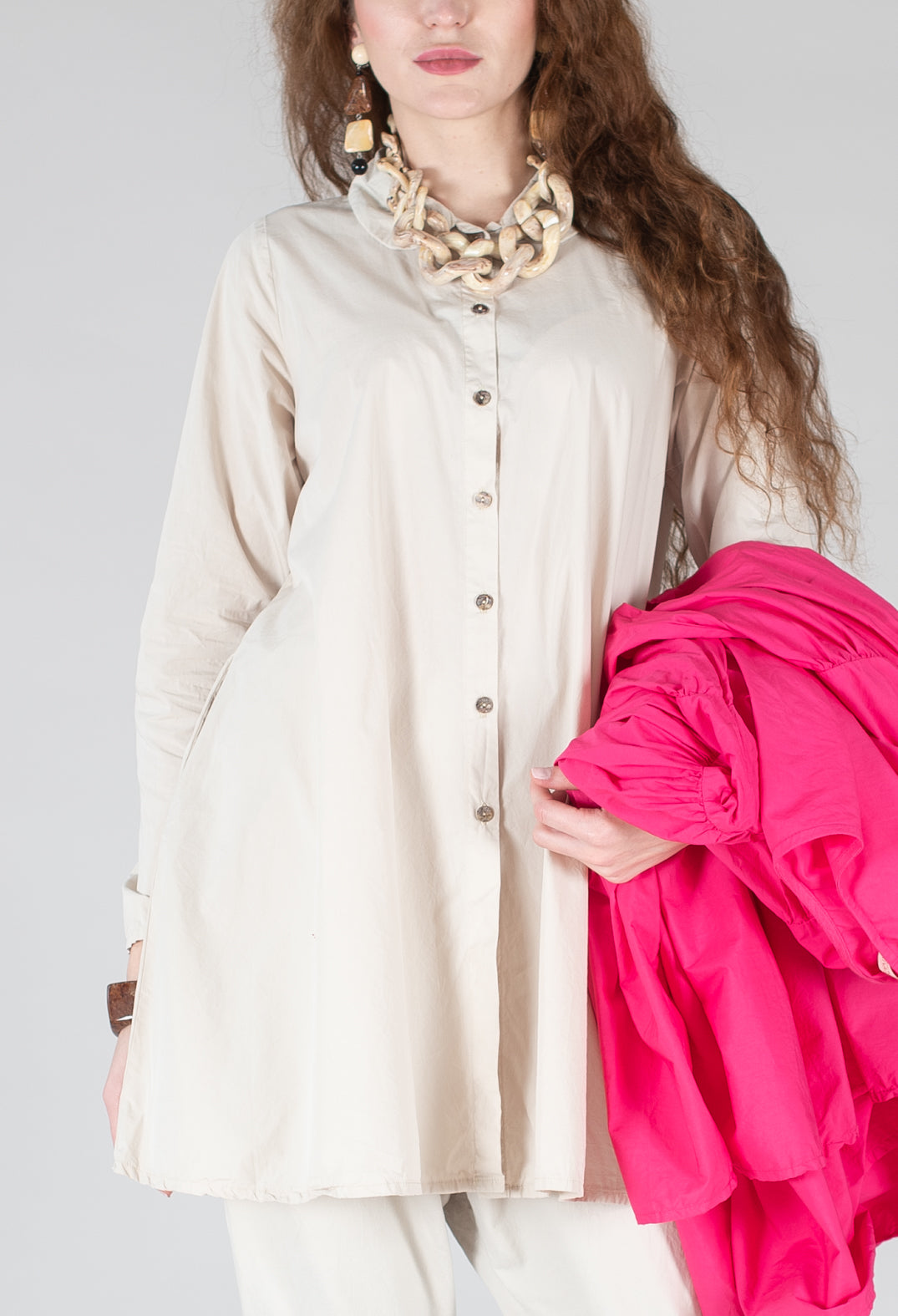 Saagerat Blouse in Stroh