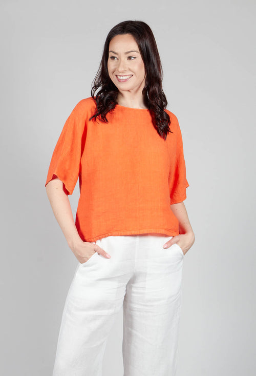 Abigi Top in Arancia
