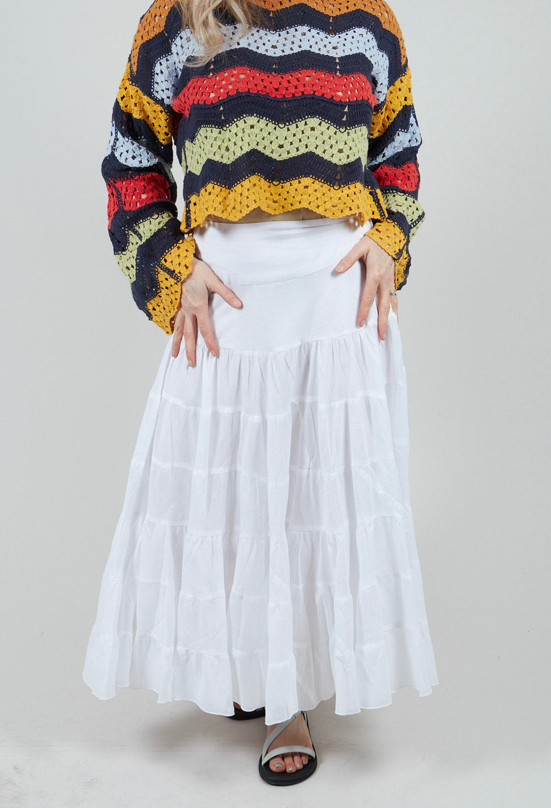 Acanthe Jupe in Blanc