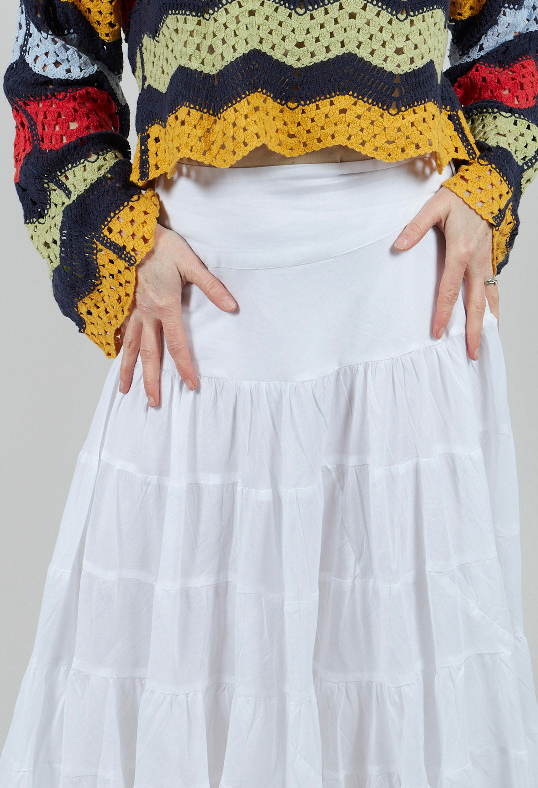 Acanthe Jupe in Blanc