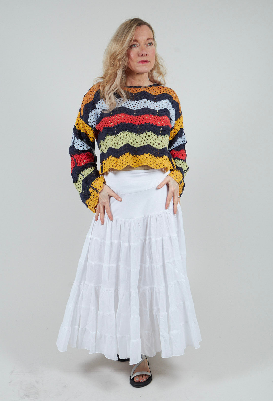 Acanthe Jupe in Blanc