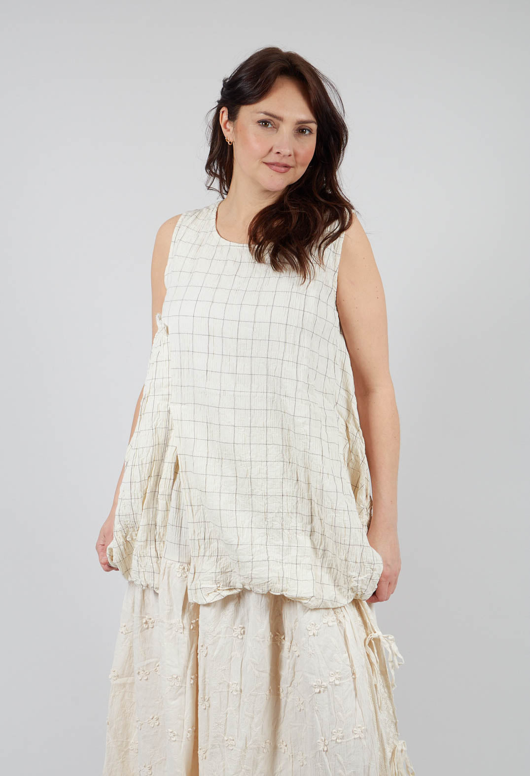Achille Tunic in Carreaux