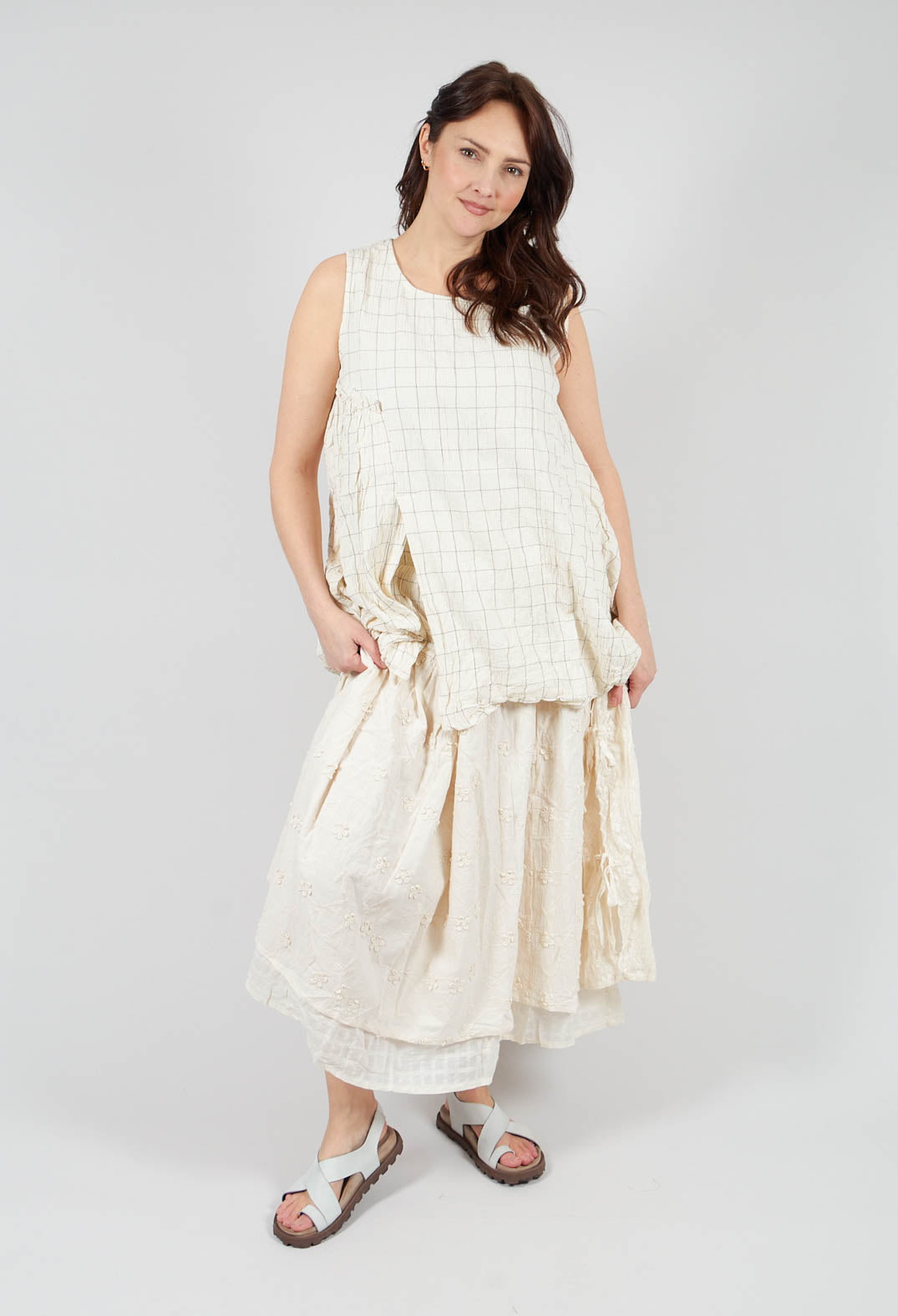 Achille Tunic in Carreaux