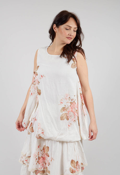 Achille Tunic in Cotton Fleurs