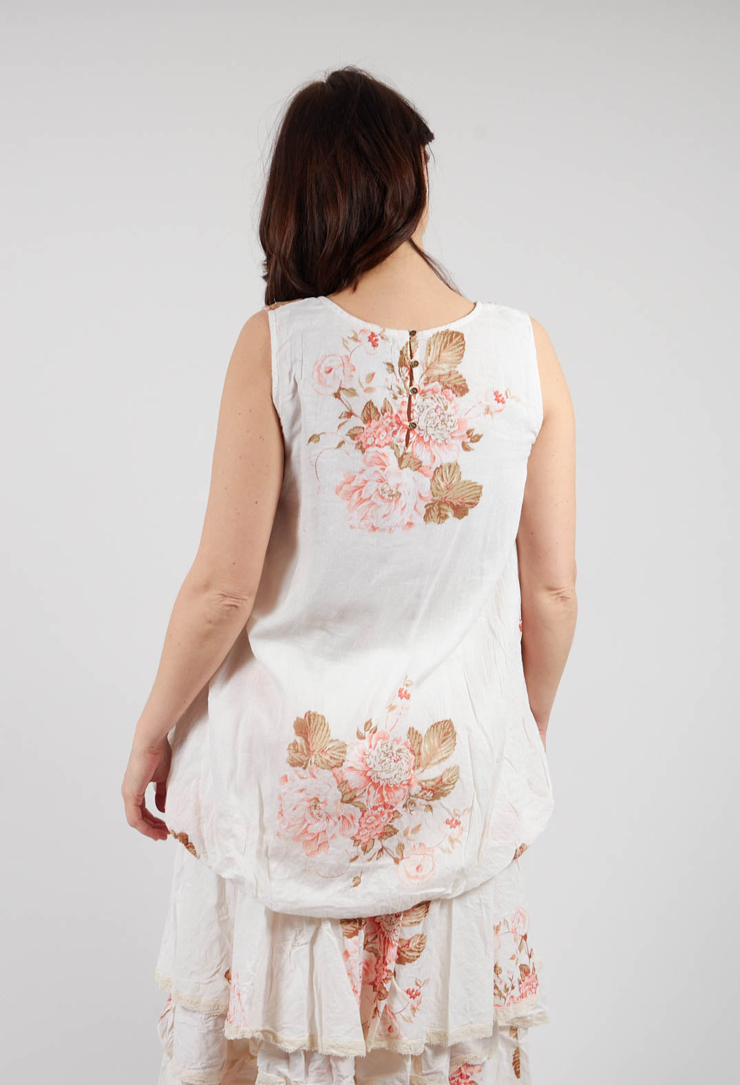 Achille Tunic in Cotton Fleurs