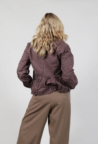 Adelina Blouse in Dark Mauve