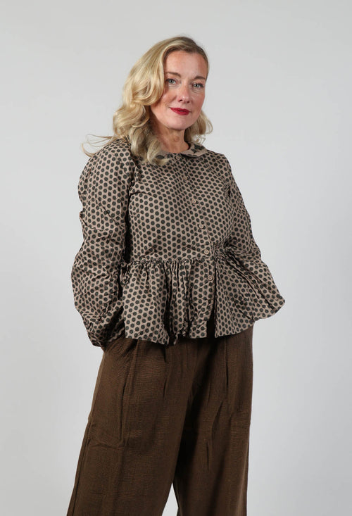 Adelina Blouse in Walnut