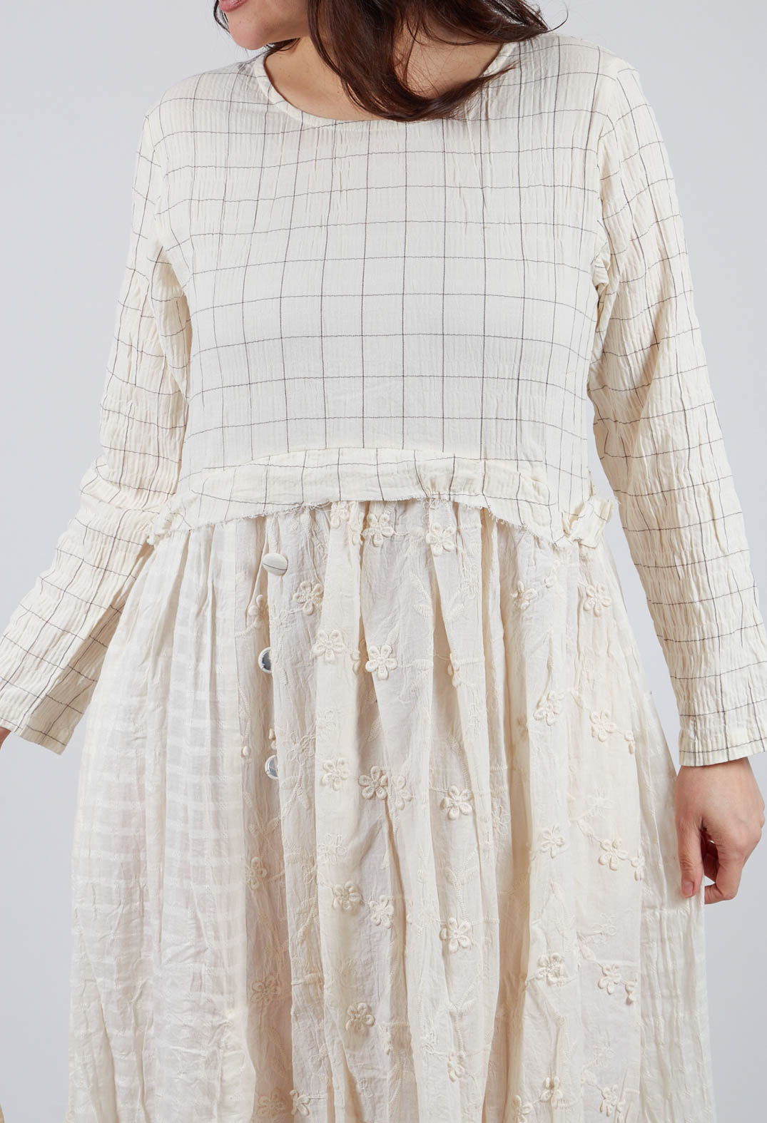 Adriana Dress in Carreaux