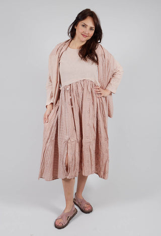 Adriana Dress in Coton Raye Rose
