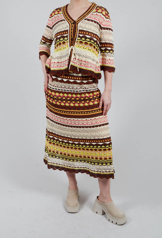 Adriana Jupe in Marron