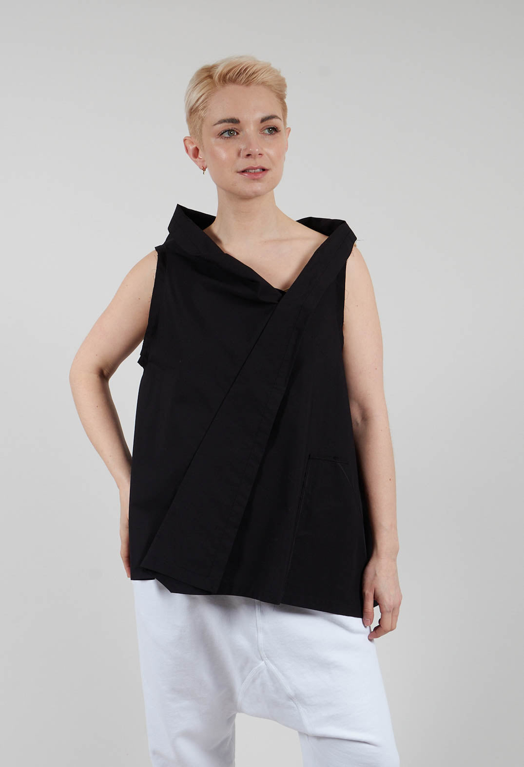 Afia Top in Black