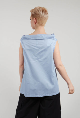Afia Top in Light Blue