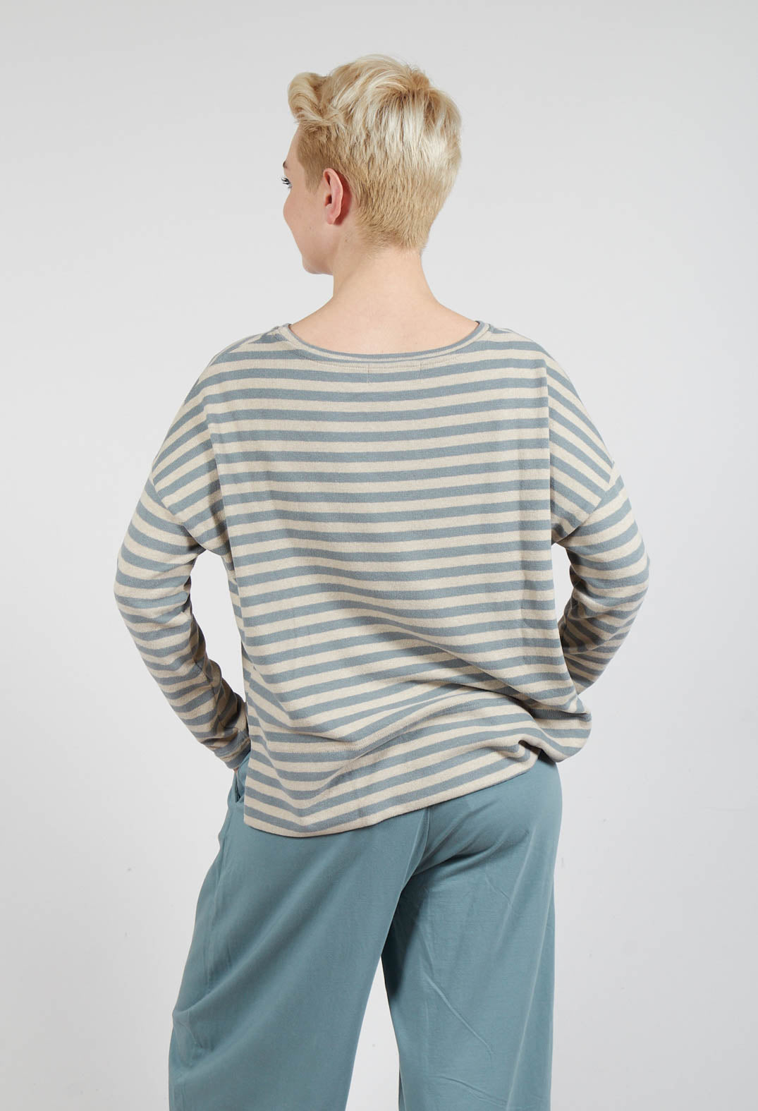 Alison Jumper in Lago Stripe