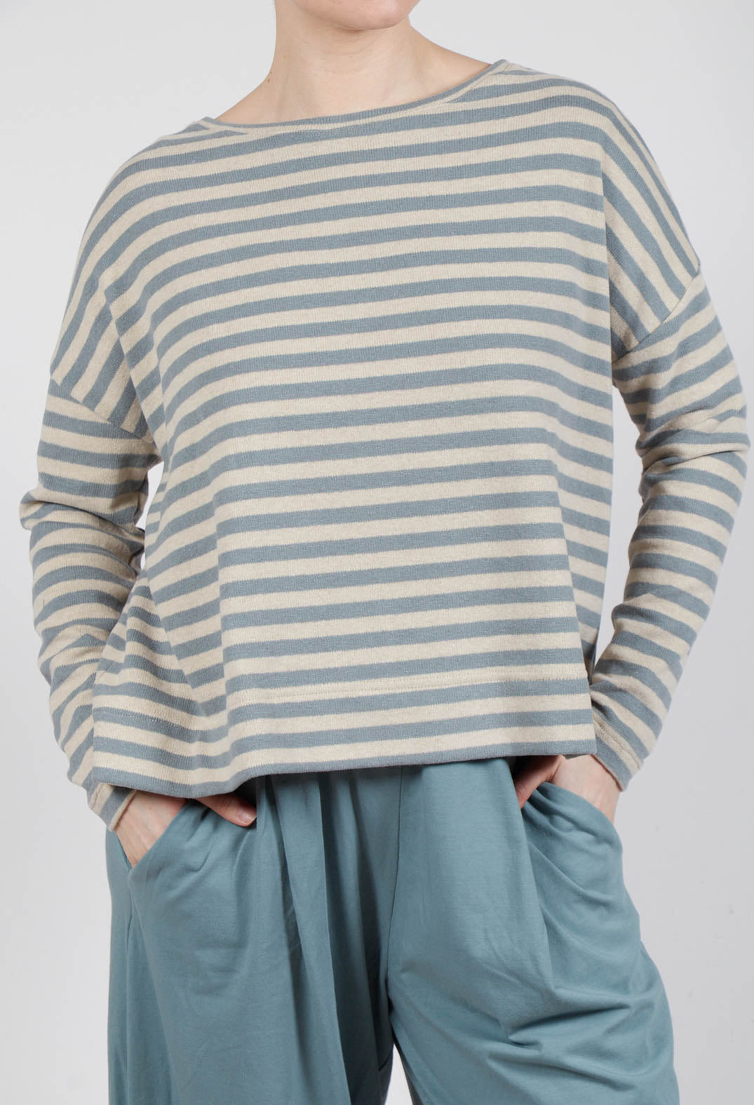 Alison Jumper in Lago Stripe
