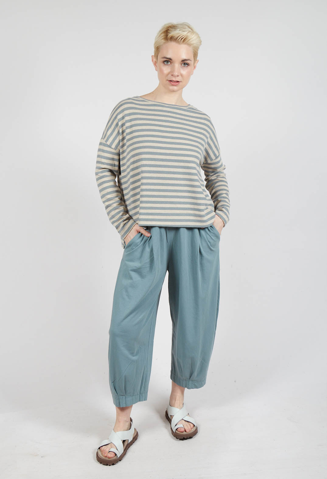 Alison Jumper in Lago Stripe