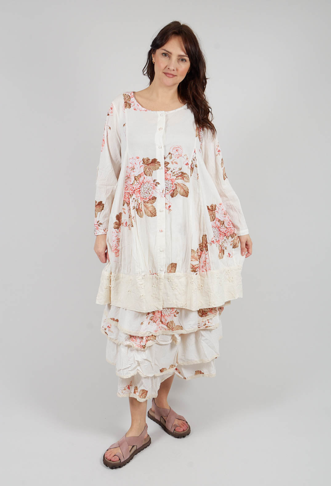 Amiga Tunic in Cotton Fleurs