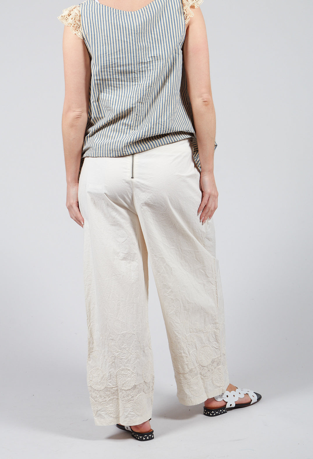 Amina Trouser in Cream