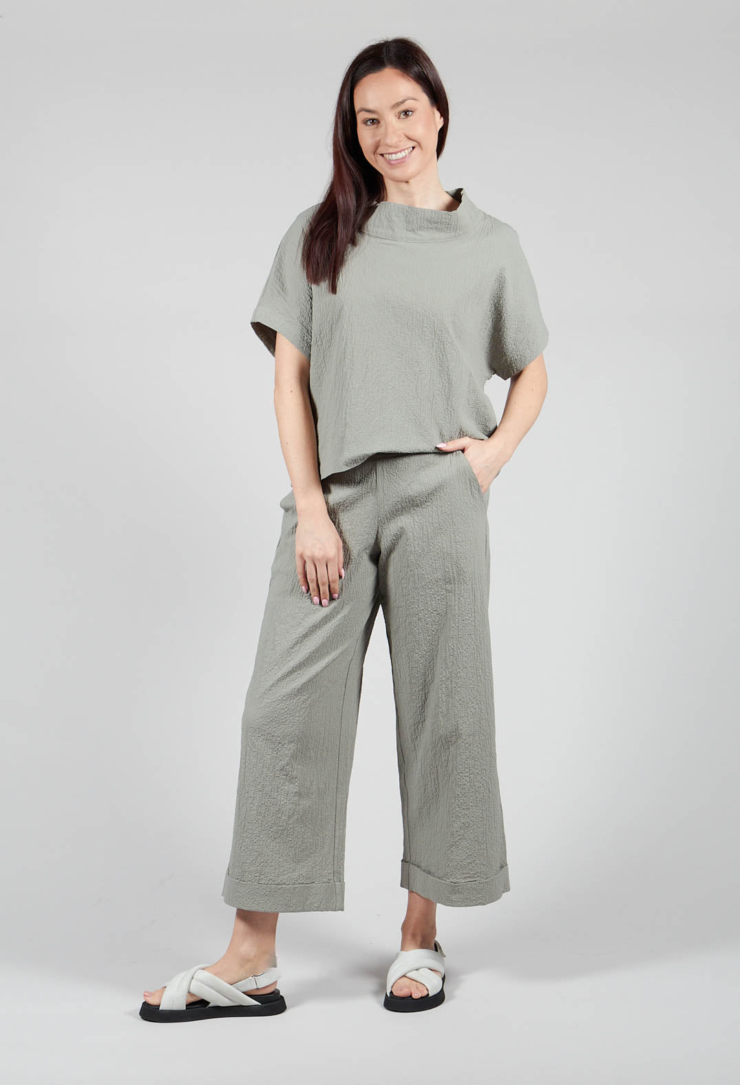 Anasy Trousers in Eucalyptus