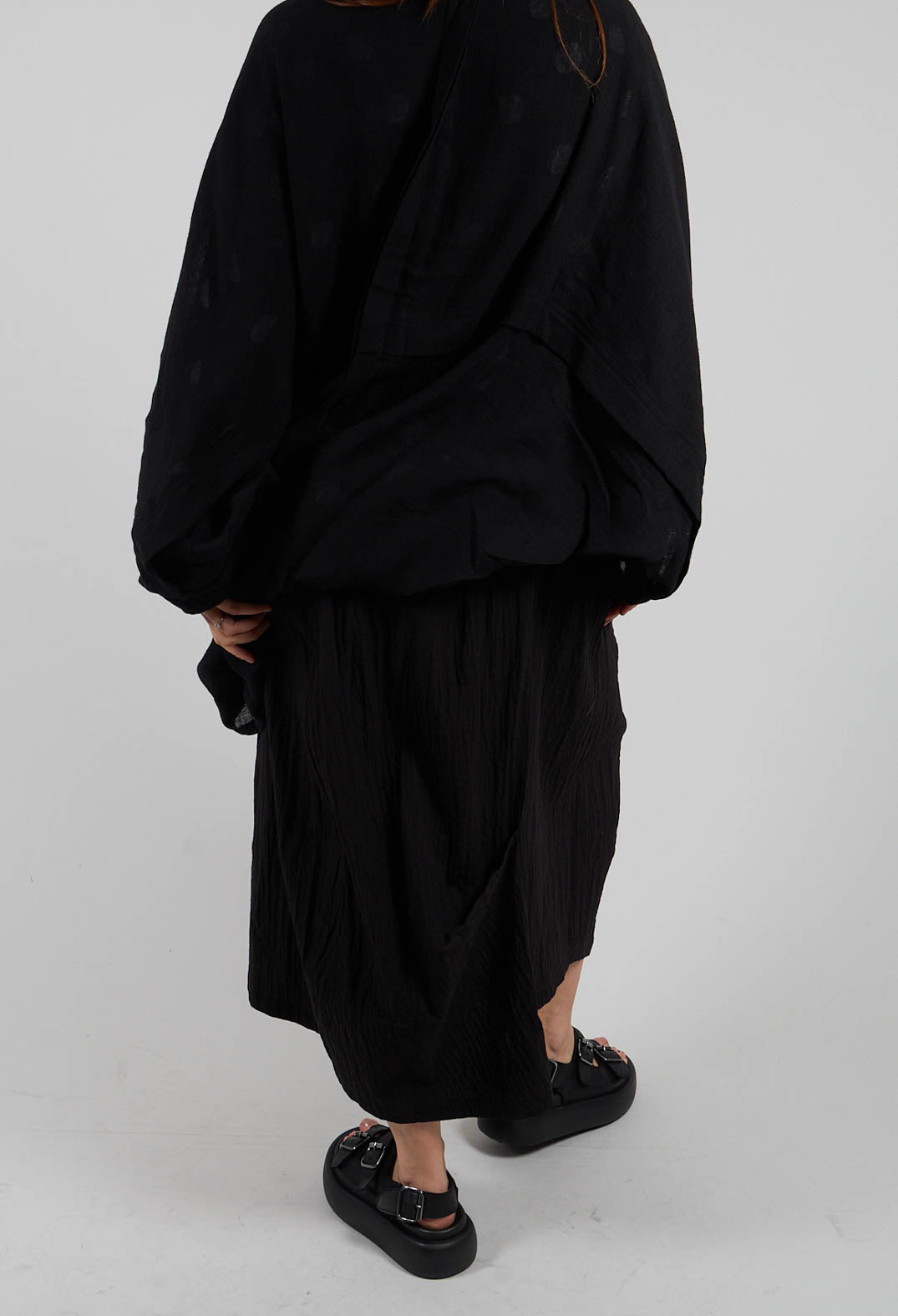 Ankle Length Skirt in Black