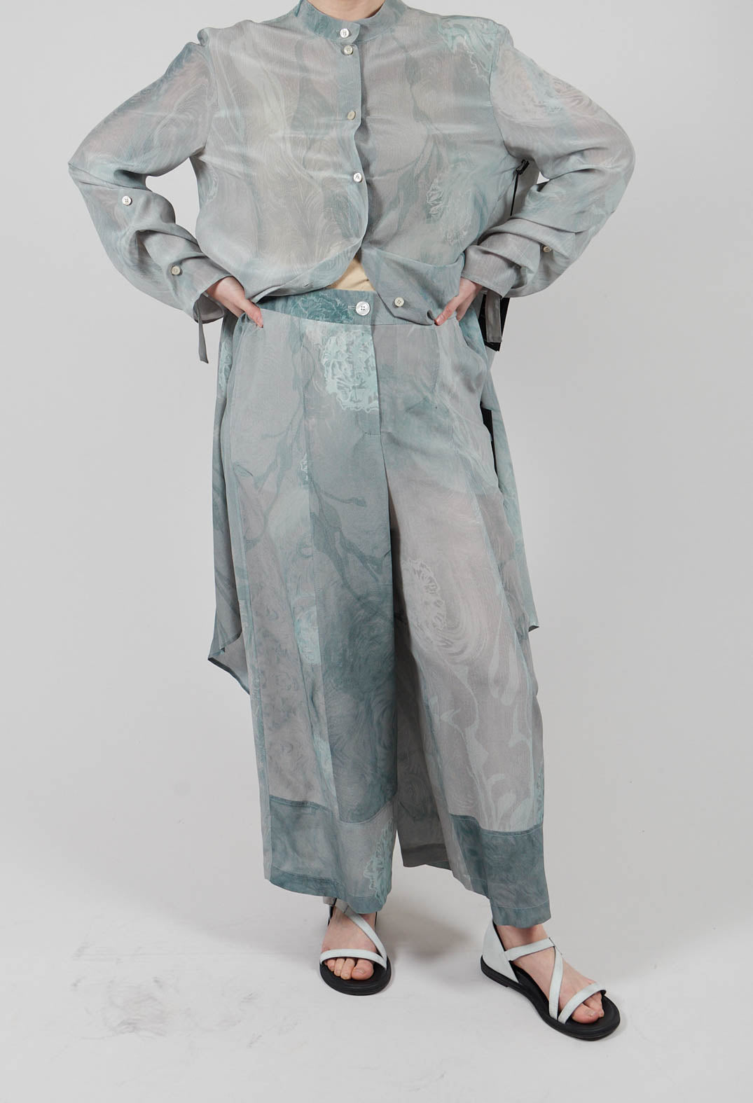 Aria Trousers in Light Green