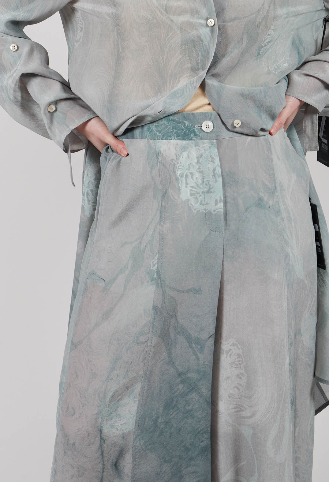 Aria Trousers in Light Green