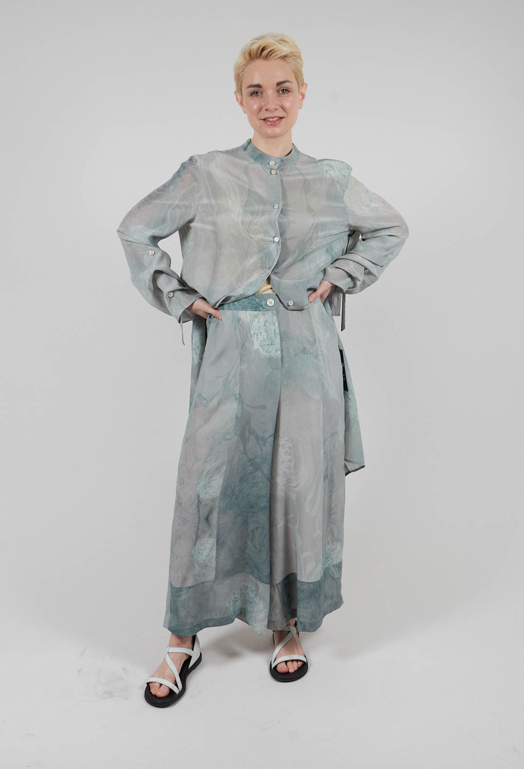 Aria Trousers in Light Green