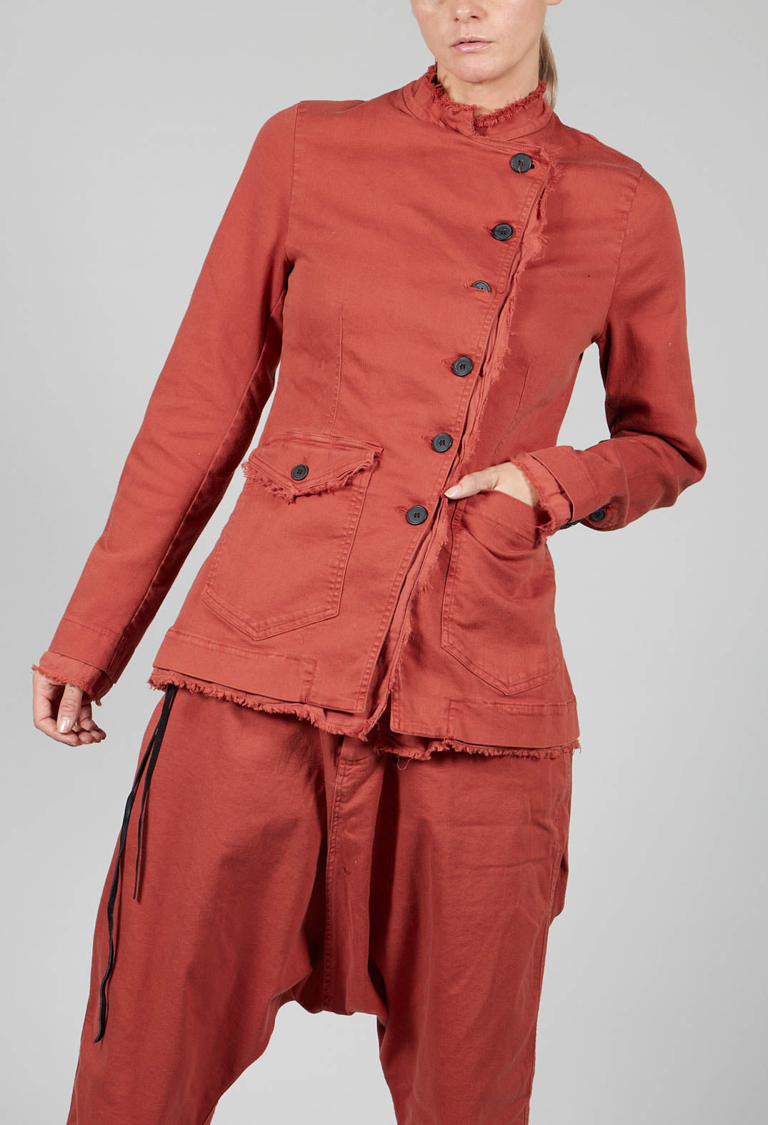 Asymmetric Jacket in Picante