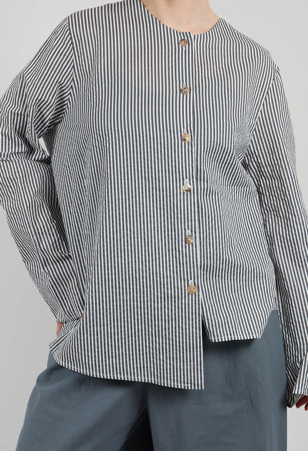 Asymmetrical Blouse in Riga Shadow