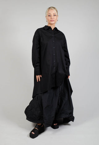 Asymmetrical Tunic in Black