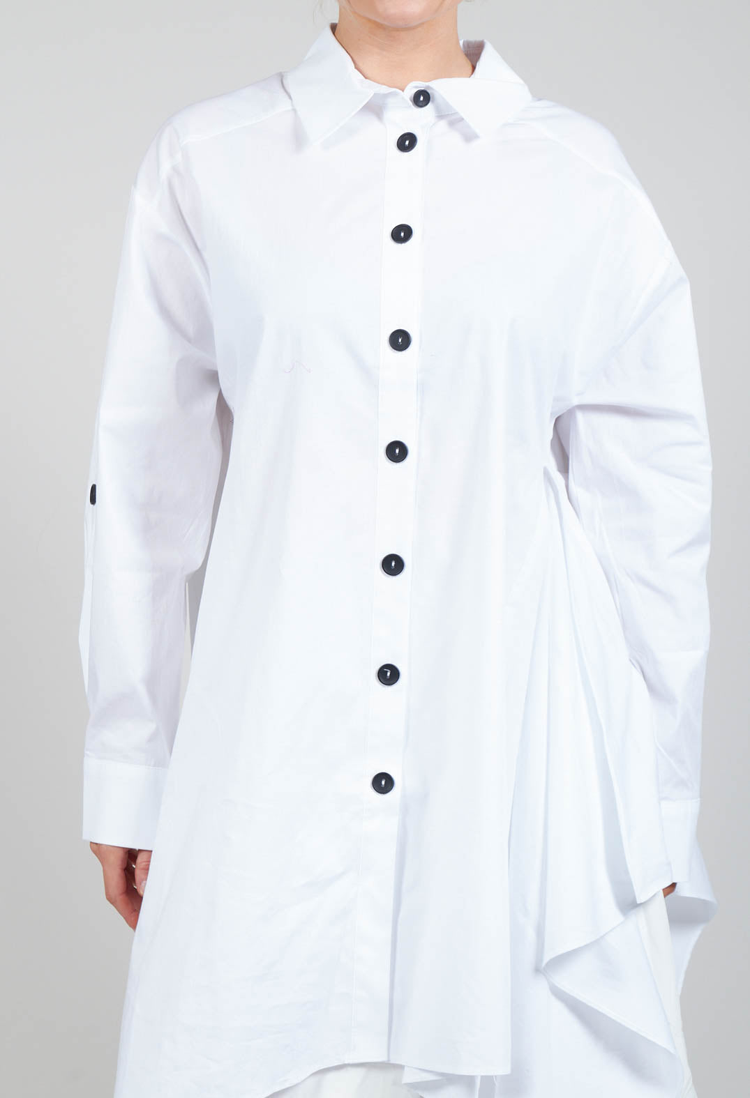 Asymmetrical Tunic in White