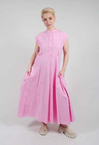 Atlas Cotton Polo Dress in Ballet Pink