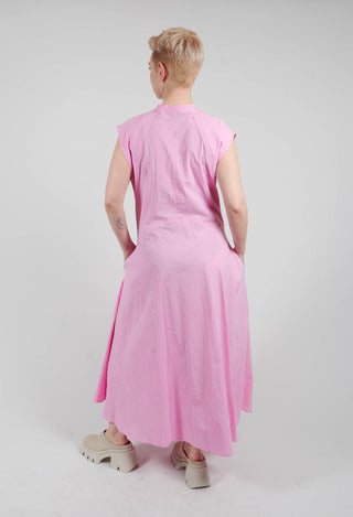 Atlas Cotton Polo Dress in Ballet Pink