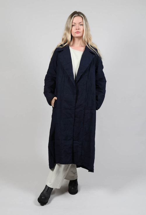 Aufrechtler Coat in Nacht Blue