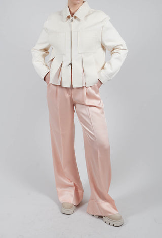 Aura Satin Trousers in Arizona Sunrise