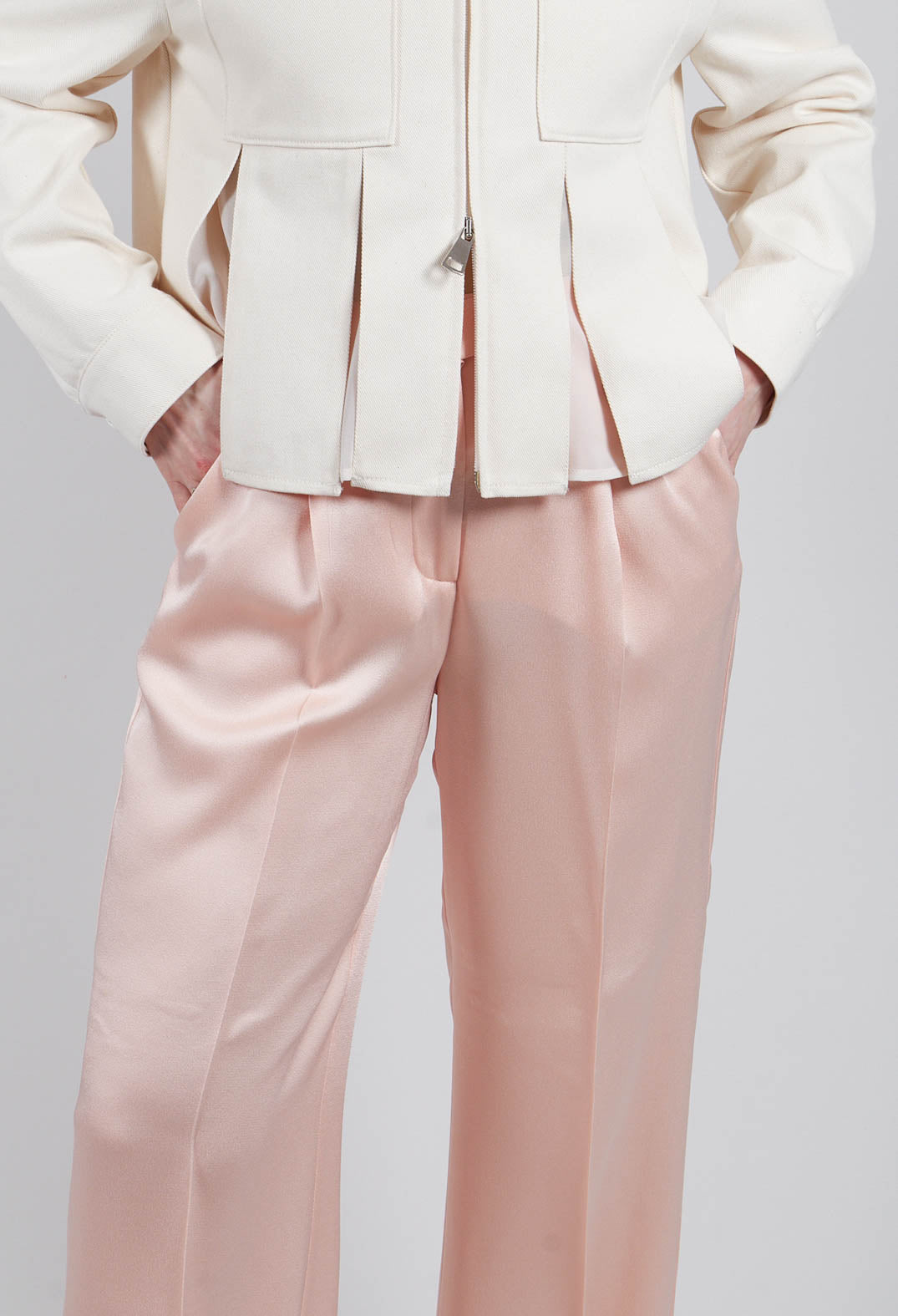 Aura Satin Trousers in Arizona Sunrise
