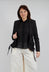 Aysmmetric Jacket in Fluido Black
