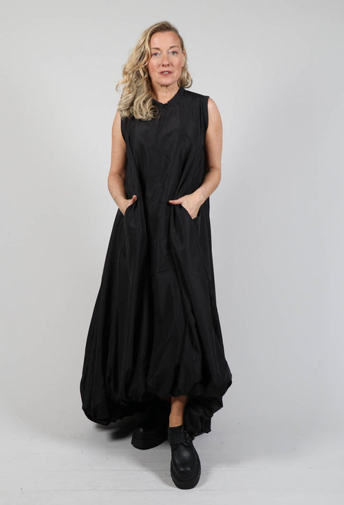 Balloon Dress in Black