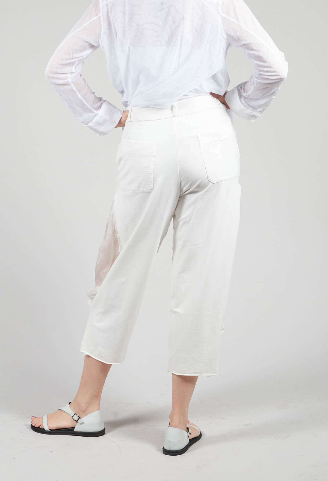 Balloon Leg Culottes in White