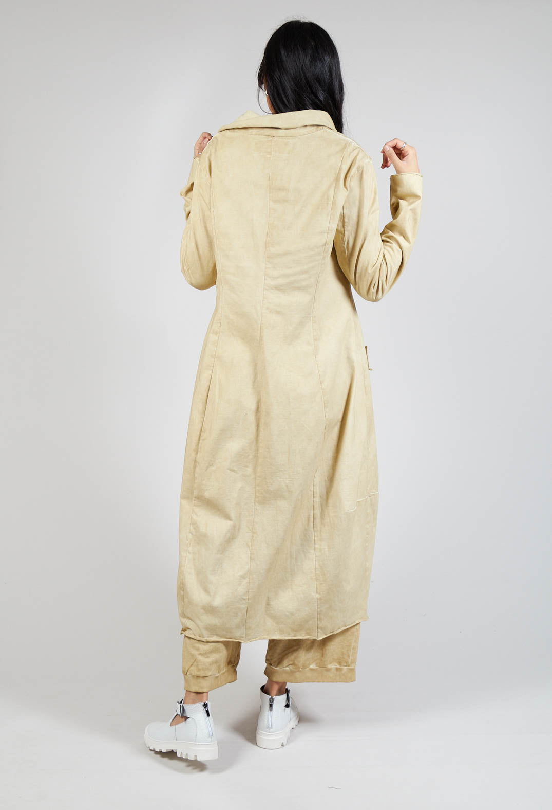 Balloon Overcoat in Wax Cloud
